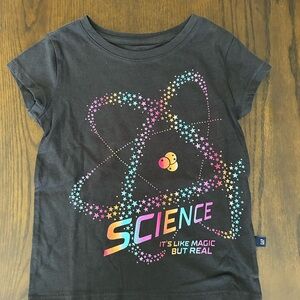 GAP Black Science Graphic Short Sleeve Tee